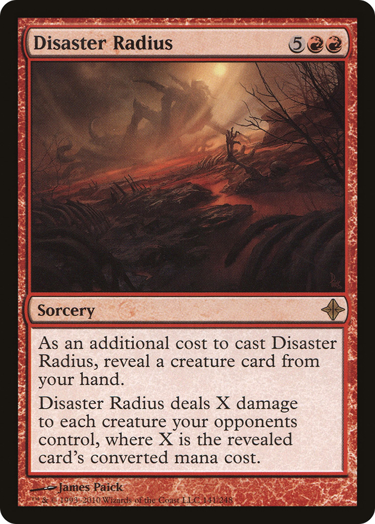 Disaster Radius (ROE-141) Foil