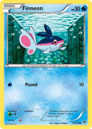 Finneon - 18/119 - Common - Reverse Holo