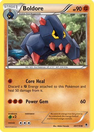 Boldore - 49/119 - Uncommon - Reverse Holo