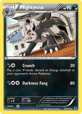 Mightyena - 54/119 - Rare - Reverse Holo