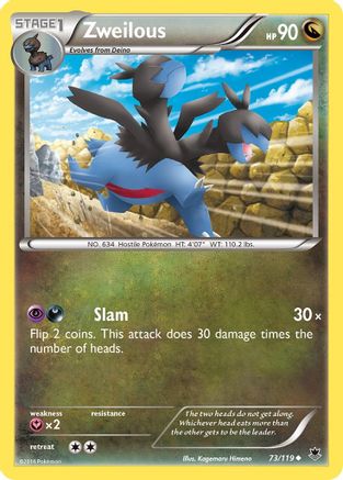 Zweilous - 73/119 - Uncommon - Reverse Holo