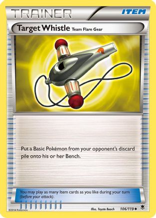 Target Whistle - 106/119 - Uncommon - Reverse Holo