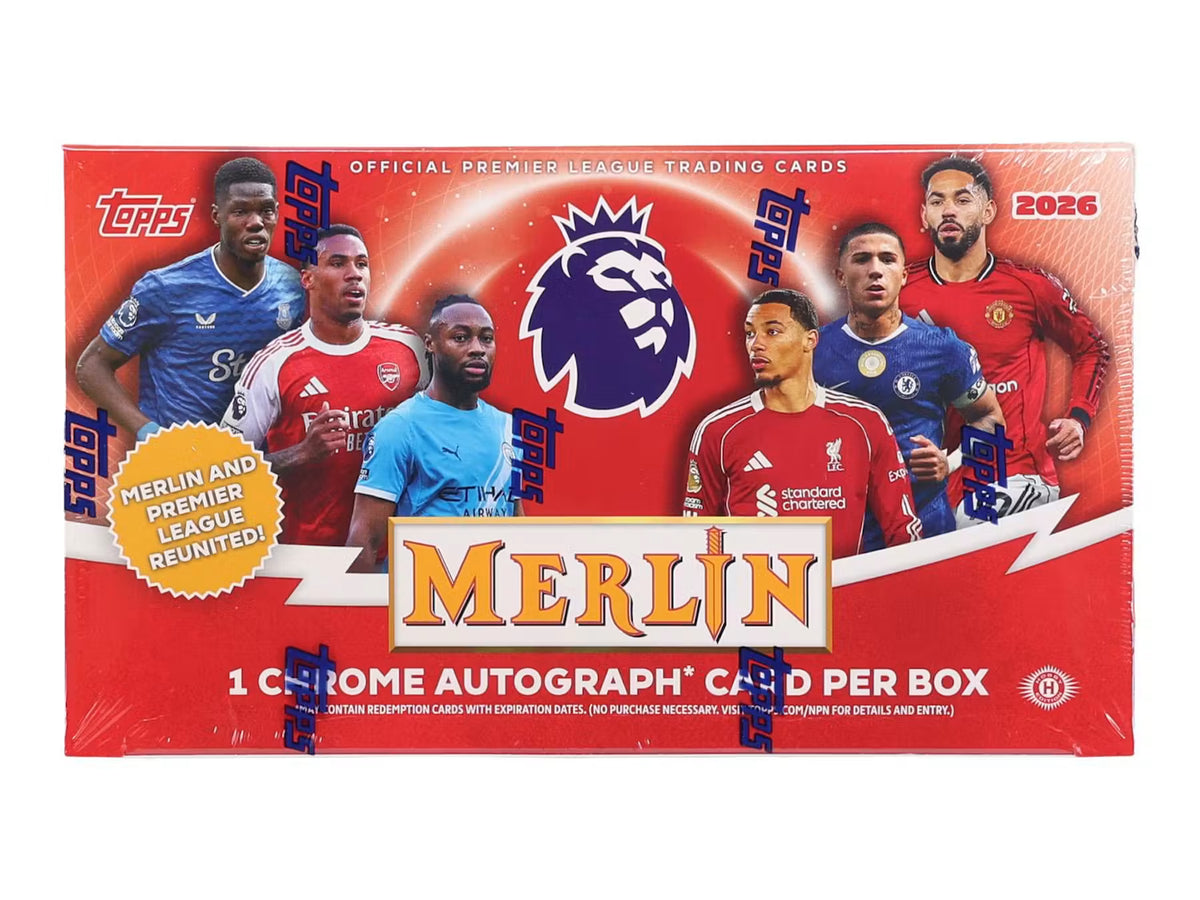 2025-26 Topps Merlin English Premier League Soccer Hobby Box