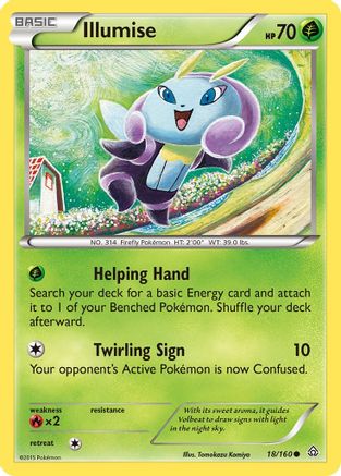 Illumise - 18/160 - Common - Reverse Holo