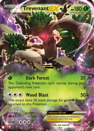 Trevenant EX - 19/160 - Ultra Rare