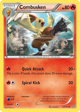 Combusken - 27/160 - Uncommon