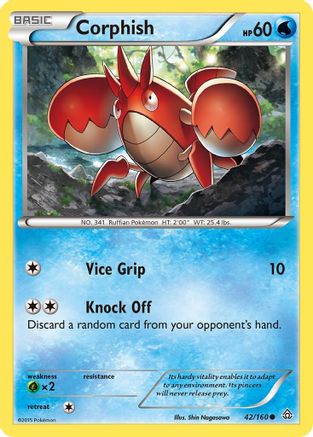 Corphish - 42/160 - Common