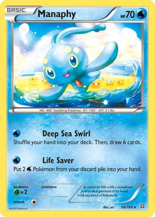 Manaphy - 56/160 - Holo Rare