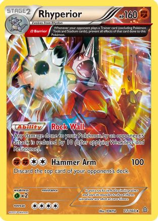 Rhyperior (Omega) 077/160 - Holofoil XY Primal Clash - Holo Rare