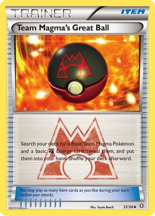 Team Magma's Great Ball - 31/34 - Uncommon - Reverse Holo