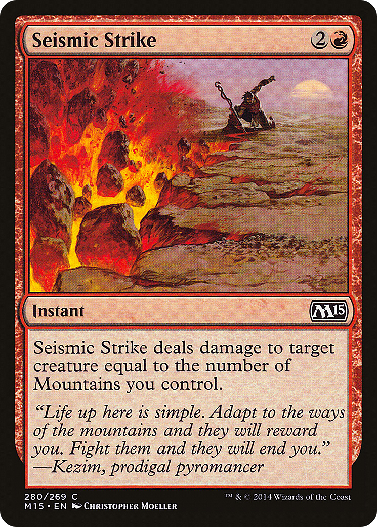 Seismic Strike (M15-280) Foil