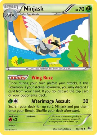 Ninjask - 10/108 - Uncommon