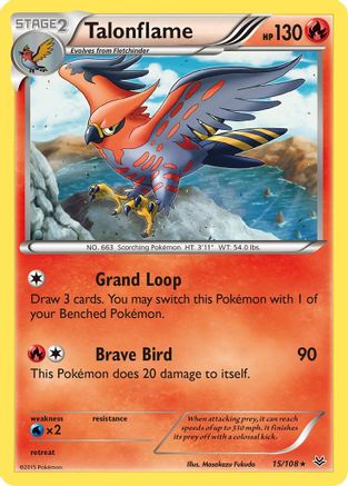 Talonflame - 15/108 - Rare