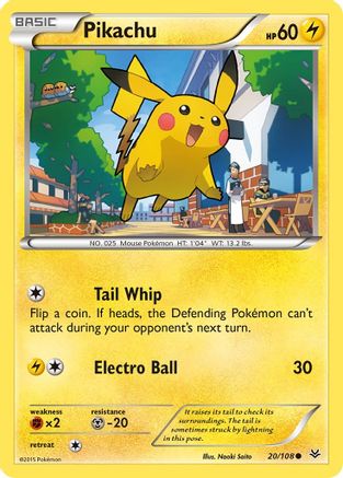 Pikachu - 20/108 - Common