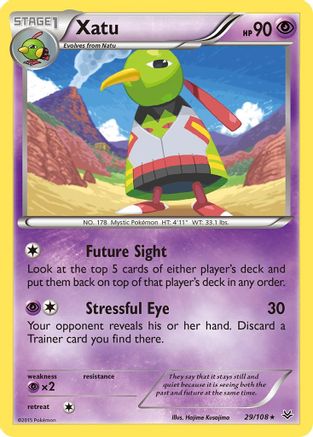 Xatu - 29/108 - Rare - Reverse Holo
