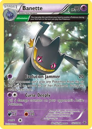 Banette (32 Delta) - 32/108 - Rare - Reverse Holo