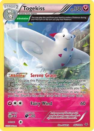 Togekiss (46 Delta) 046/108  - Reverse Holofoil XY  Roaring Skies - Holo Rare