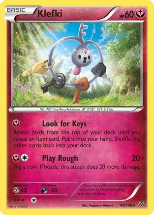 Klefki - 48/108 - Rare - Reverse Holo