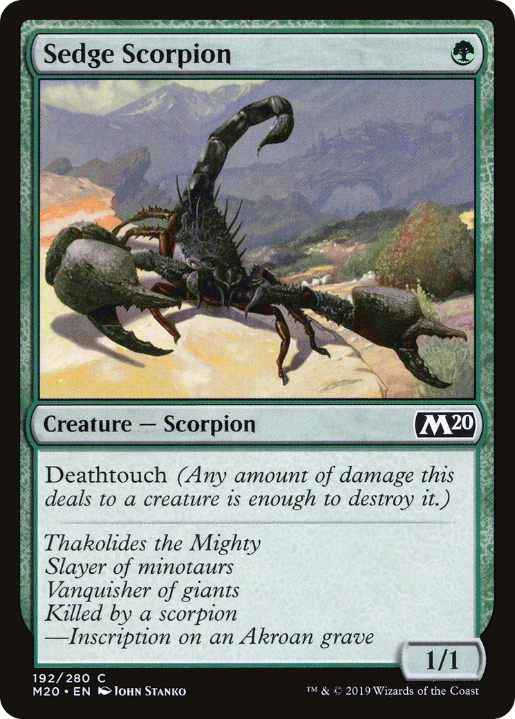Sedge Scorpion (M20-192) Foil