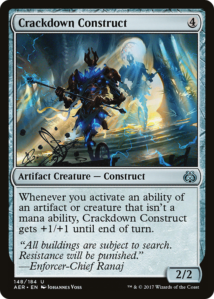 Crackdown Construct (AER-148) Foil