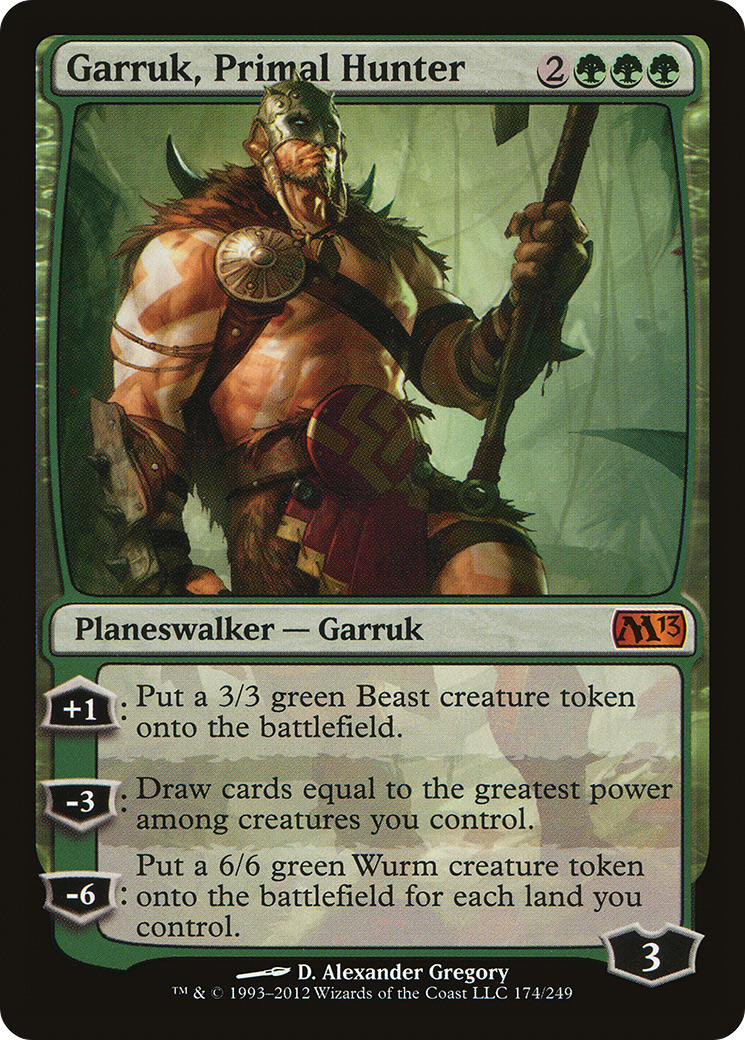Garruk, Primal Hunter (M13-174) Foil