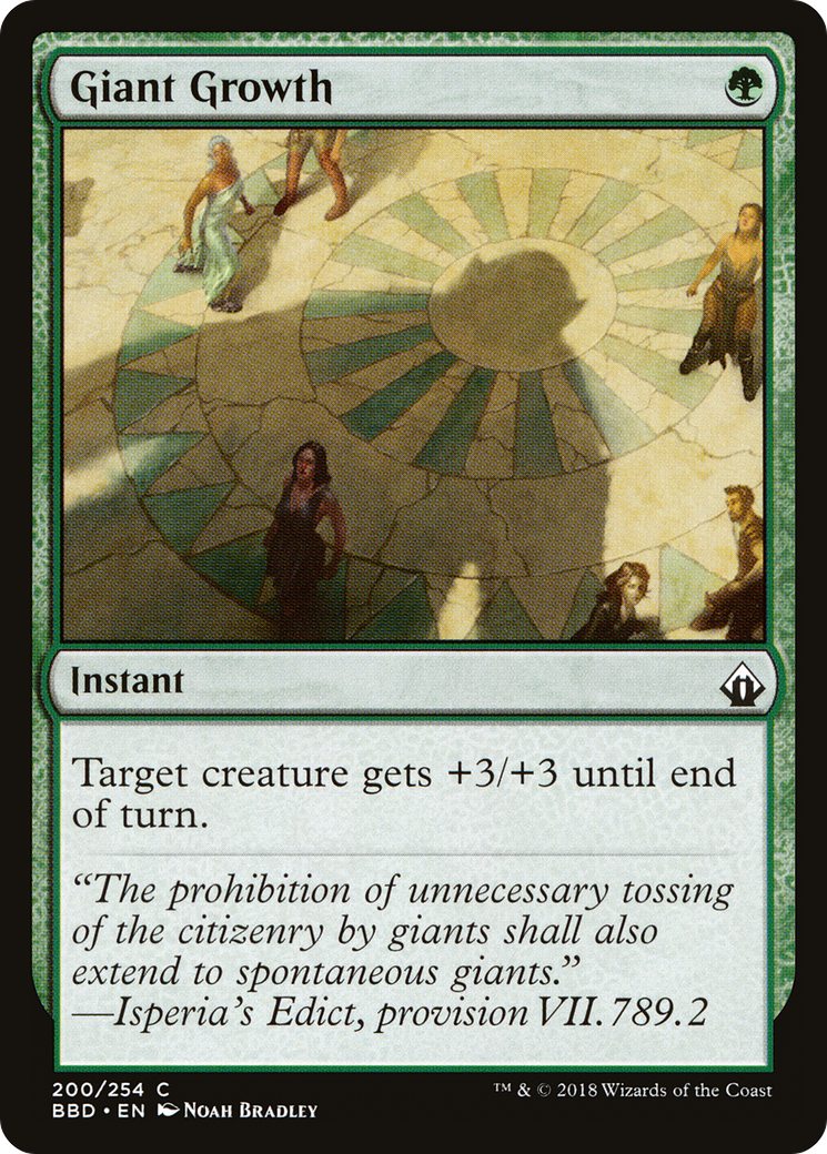 Giant Growth (BBD-200) Foil