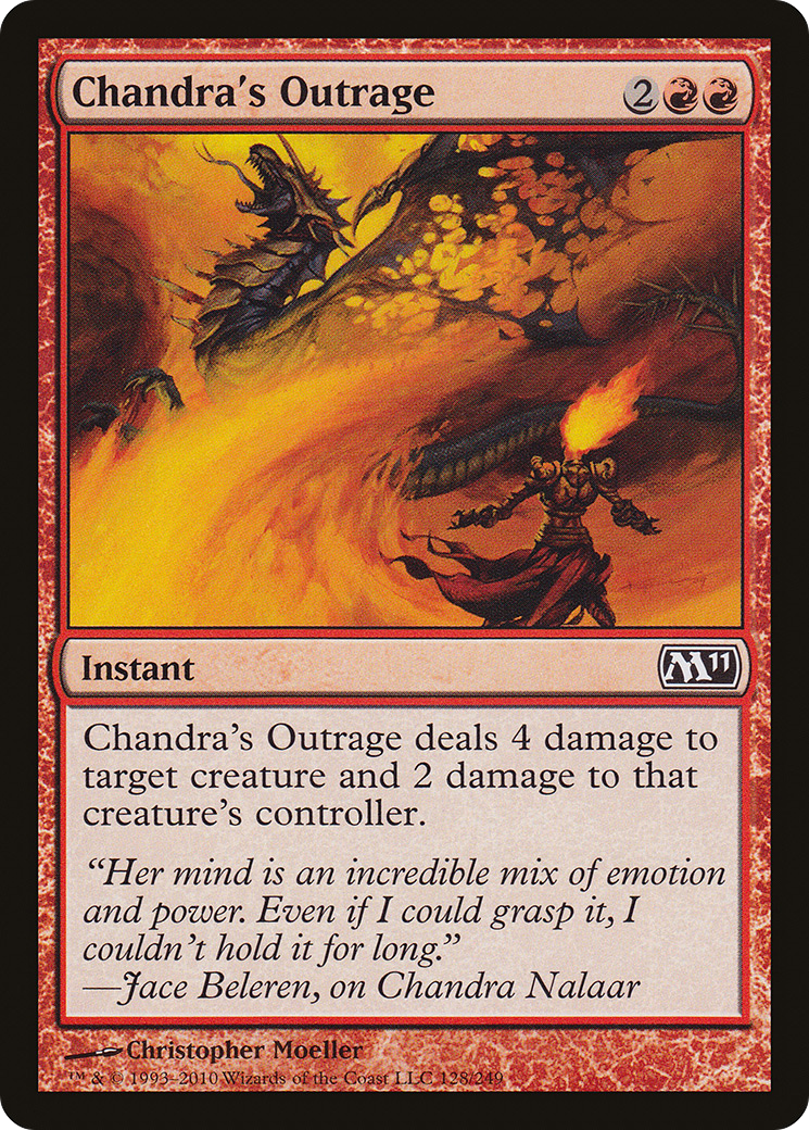 Chandra's Outrage (M11-128) Foil