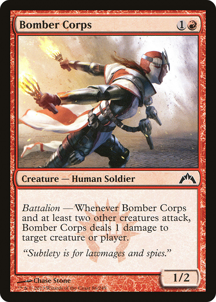 Bomber Corps (GTC-086) Foil