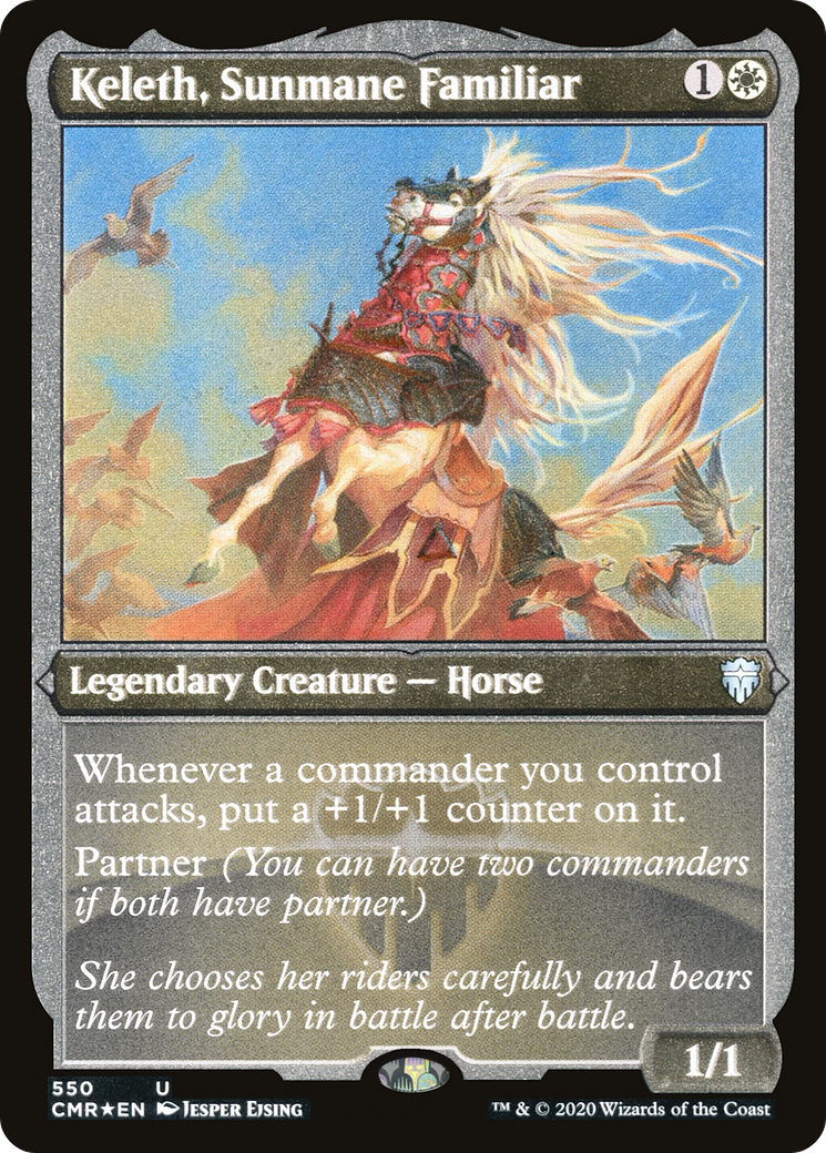 Keleth, Sunmane Familiar (Foil Etched) (CMR-550) Foil