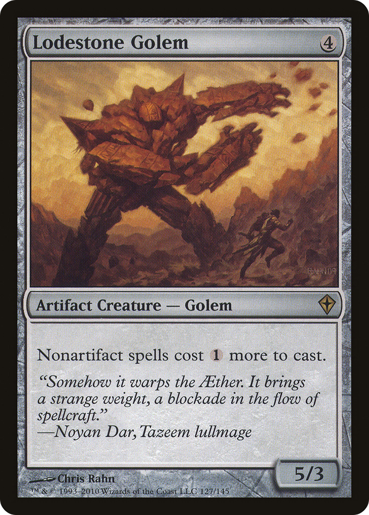 Lodestone Golem (WWK-127) Foil
