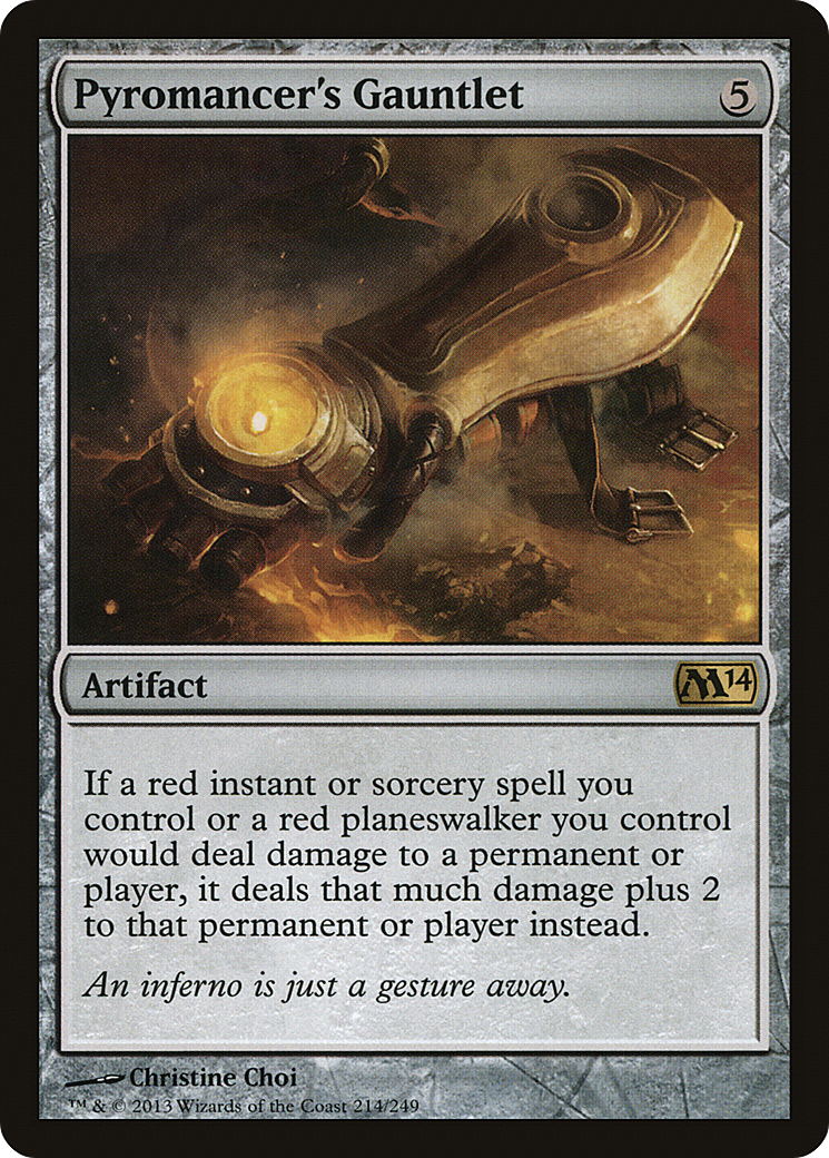 Pyromancer's Gauntlet (M14-214) Foil