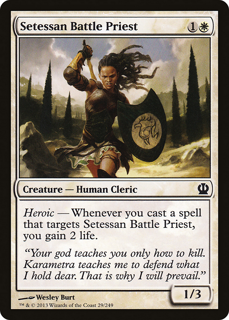 Setessan Battle Priest (THS-029) Foil