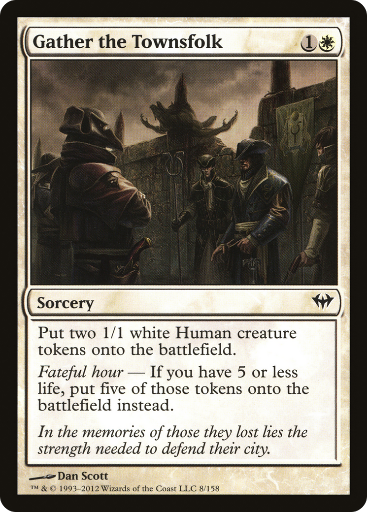 Gather the Townsfolk (DKA-008) Foil