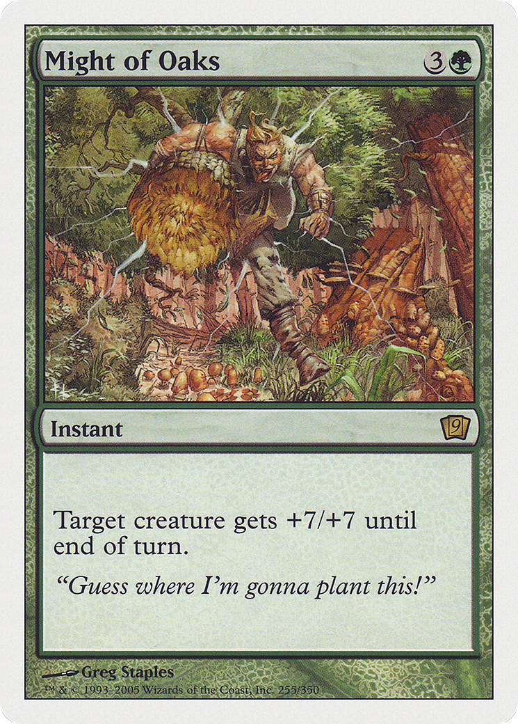 Might of Oaks (9ED-255) Foil