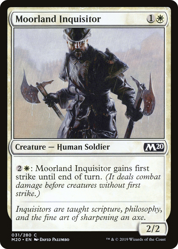 Moorland Inquisitor (M20-031) Foil