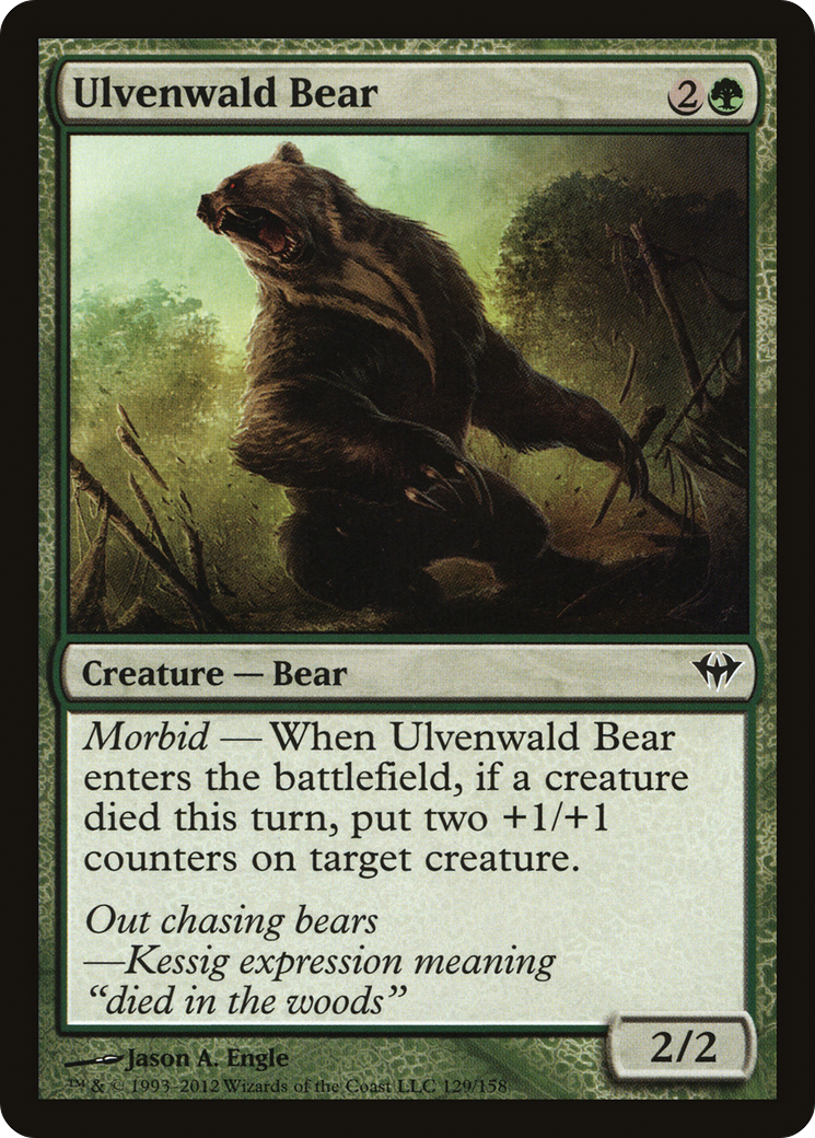 Ulvenwald Bear (DKA-129) Foil