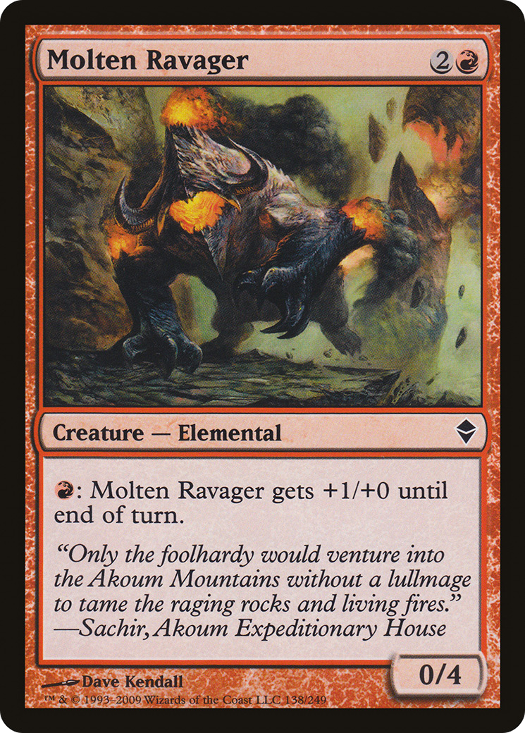 Molten Ravager (ZEN-138) Foil