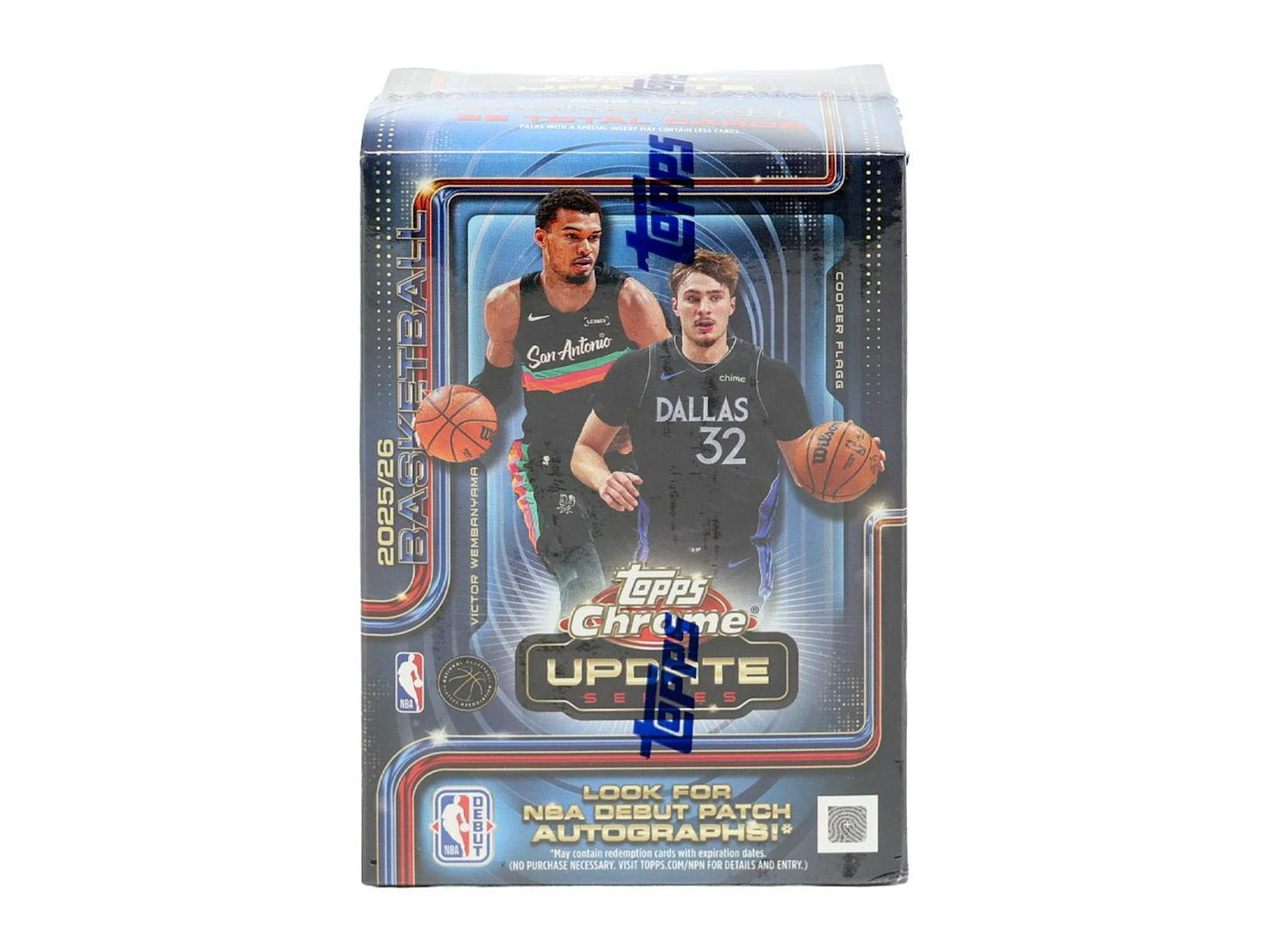 2025/26 Topps Chrome Update Series Basketball Blaster Box
