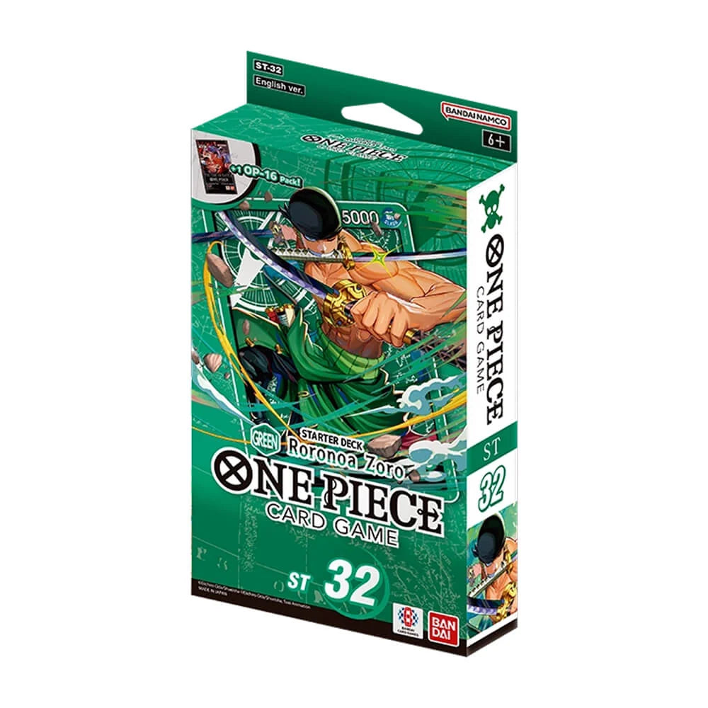 One Piece Card Game - Starter Deck - ST32 GREEN Roronoa Zoro