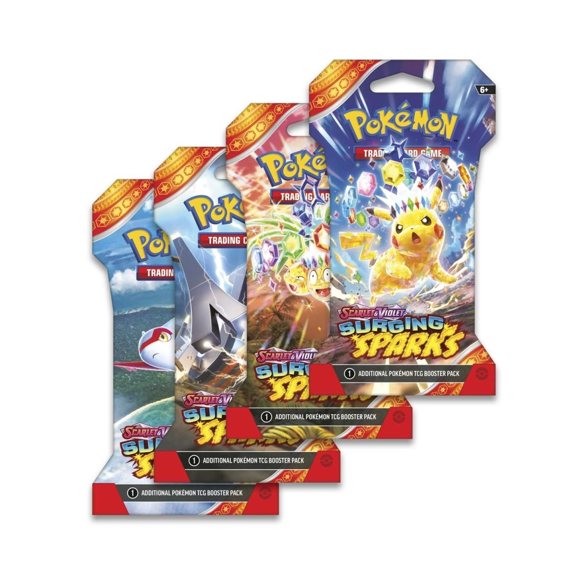 Pokémon Scarlet & Violet-Surging Sparks Sleeved Booster Pack (10 Cards)