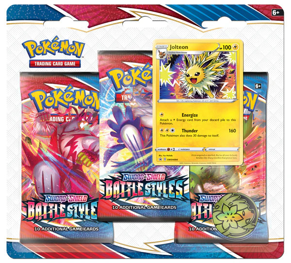 Pokemon - Battle Styles - 3 Pack Blister - Jolteon