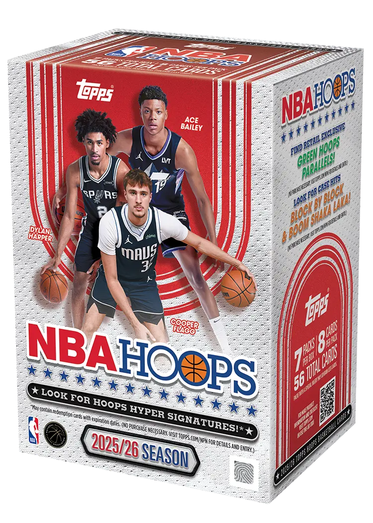 2025-26 Topps Basketball Hoops Value Blaster Box