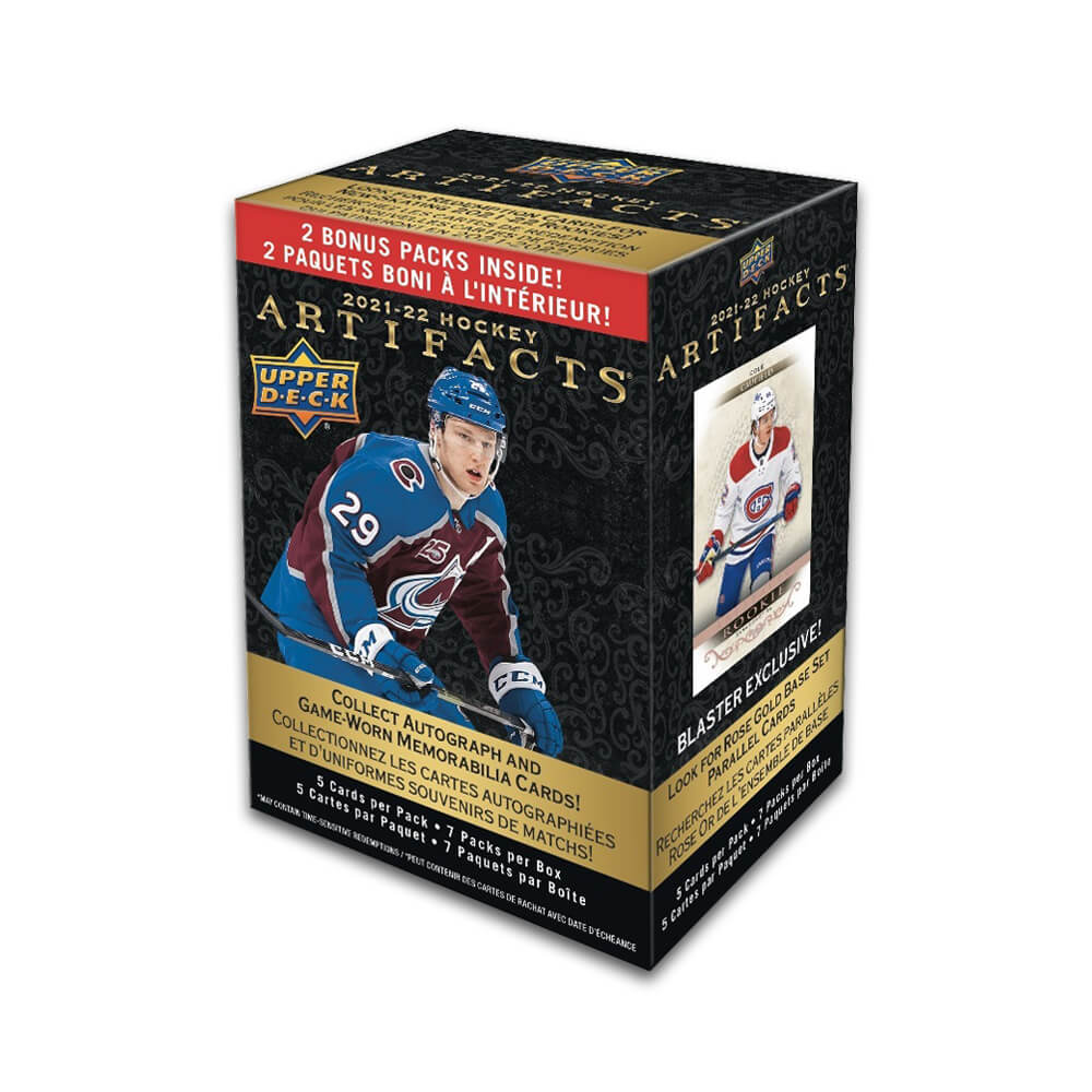 2021/22 Upper Deck Artifacts Hockey 7-Pack Blaster Box