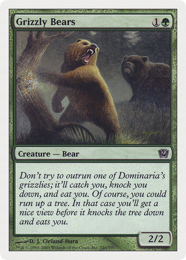 Grizzly Bears (9ED-246) Foil