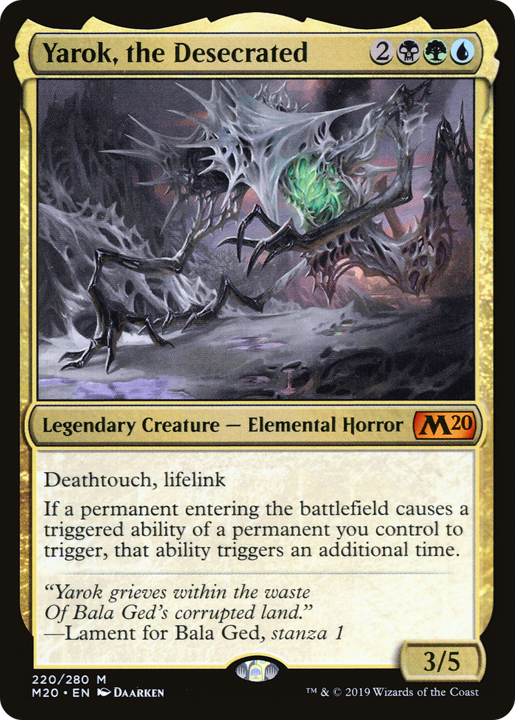 Yarok, the Desecrated (M20-220) Foil