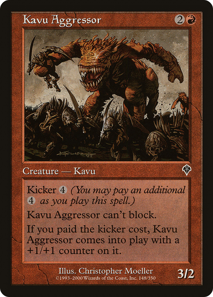 Kavu Aggressor (INV-148) Foil