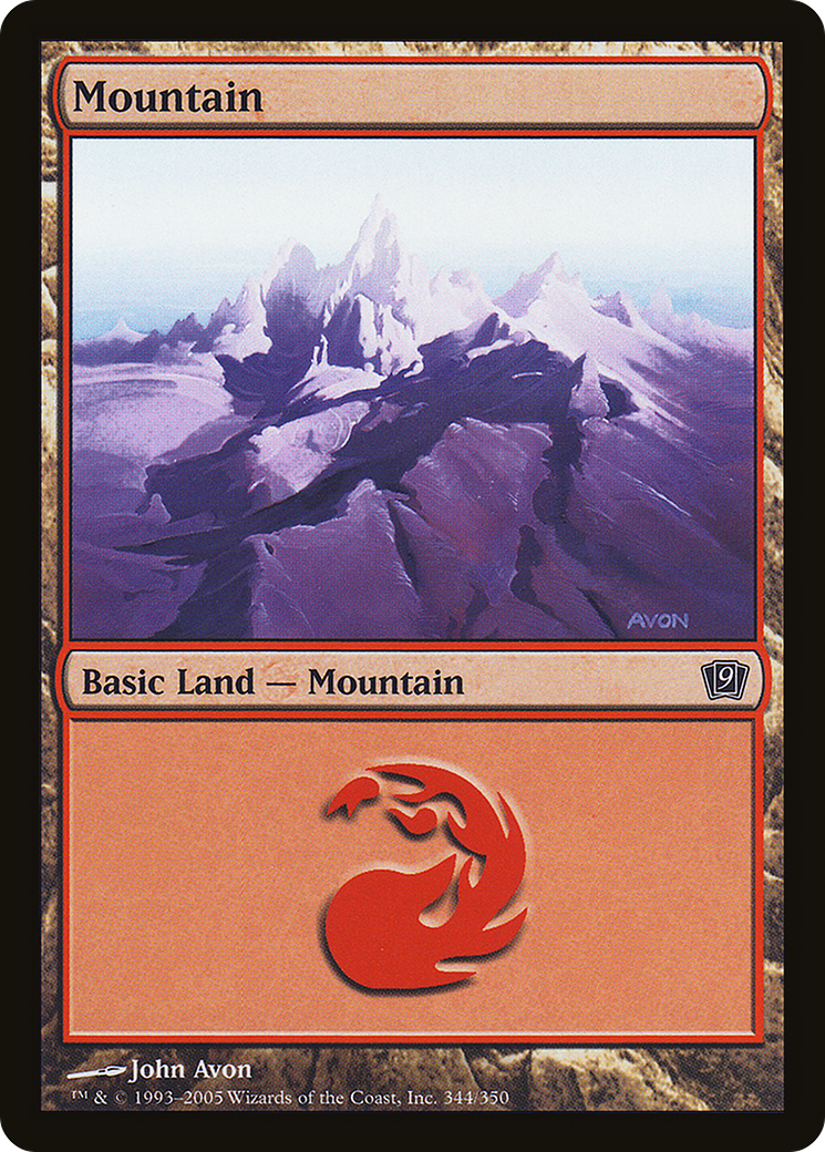 Mountain (9ED-344) Foil
