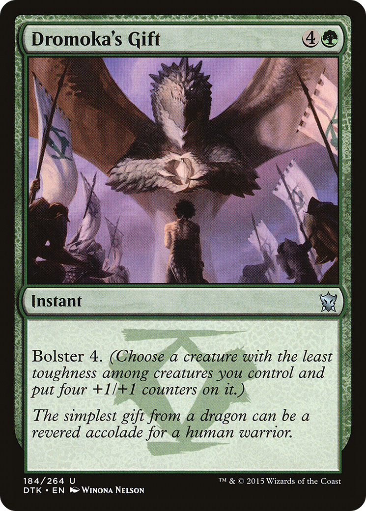 Dromoka's Gift (DTK-184) Foil