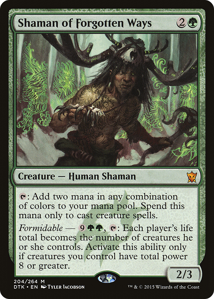 Shaman of Forgotten Ways (DTK-204) Foil