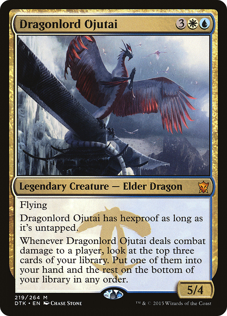 Dragonlord Ojutai (DTK-219) Foil